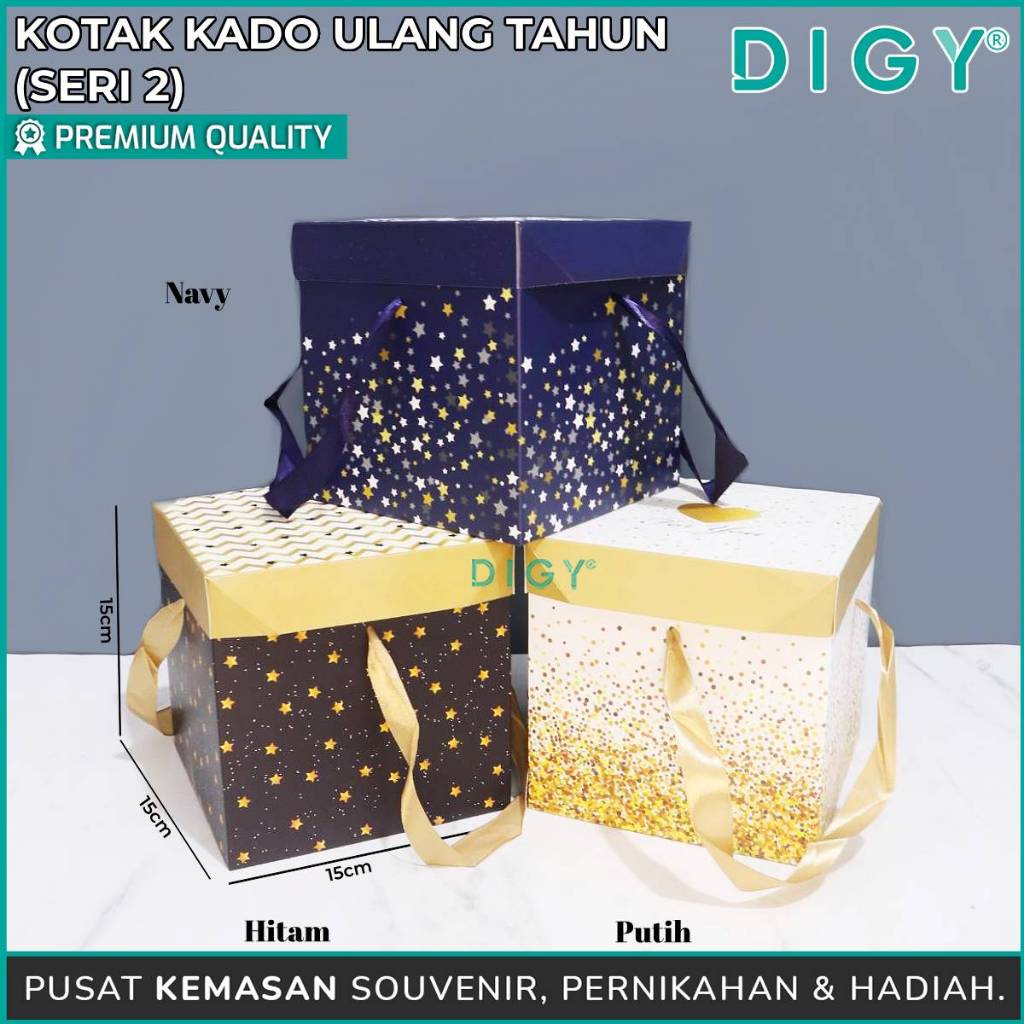 

Kotak Kado Ulang Tahun / Kotak Hampers / Gift Box Souvenir Ultah / Paper Box / Hampers Baby New Born / Box Jinjing / Paper Gift