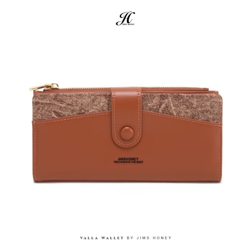 JIMS HONEY VALLA WALLET Dompet Kecil Lipat Wanita Cewek Fashion Jimshoney Casual Terbaru