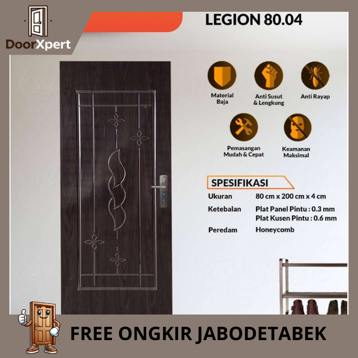 Pintu Rumah | Pintu Kamar Baja Fortress LEGION 80.04 - 80x200