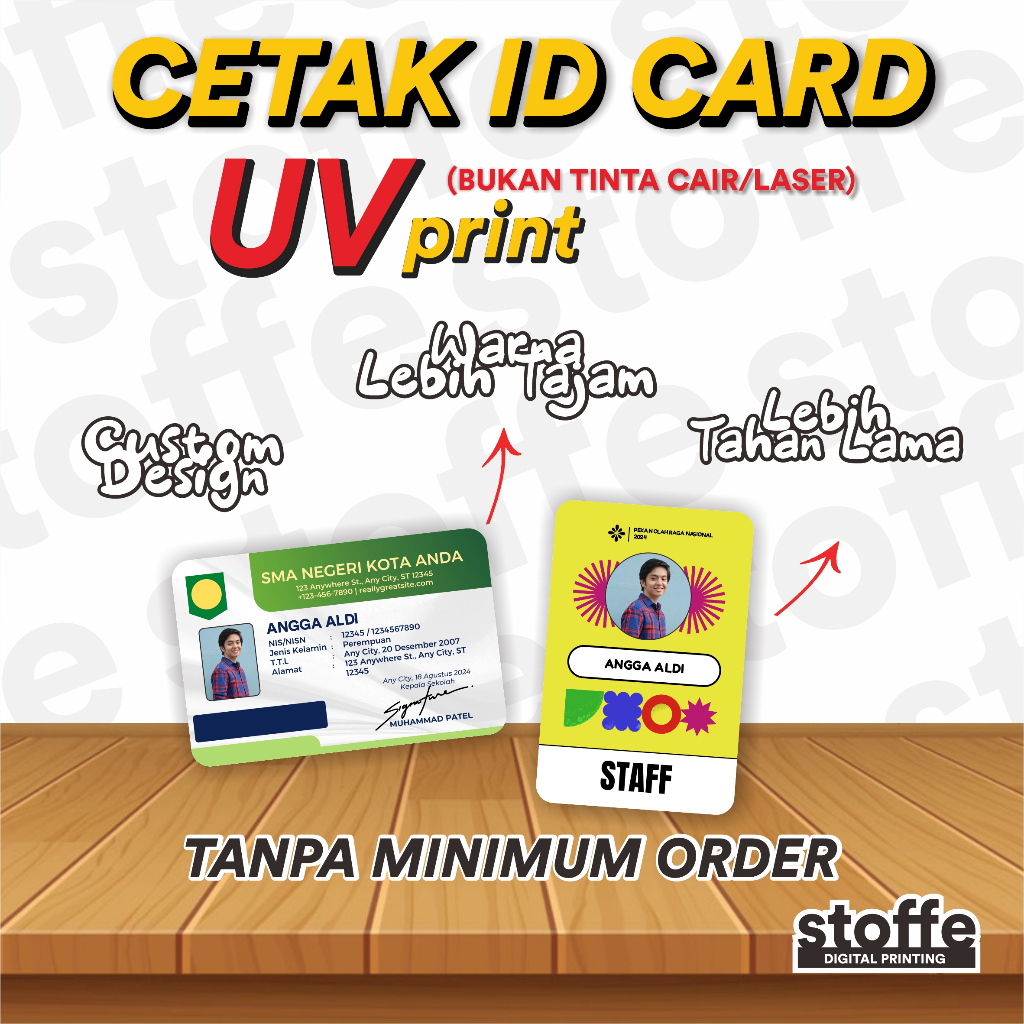 

Cetak ID Card UV