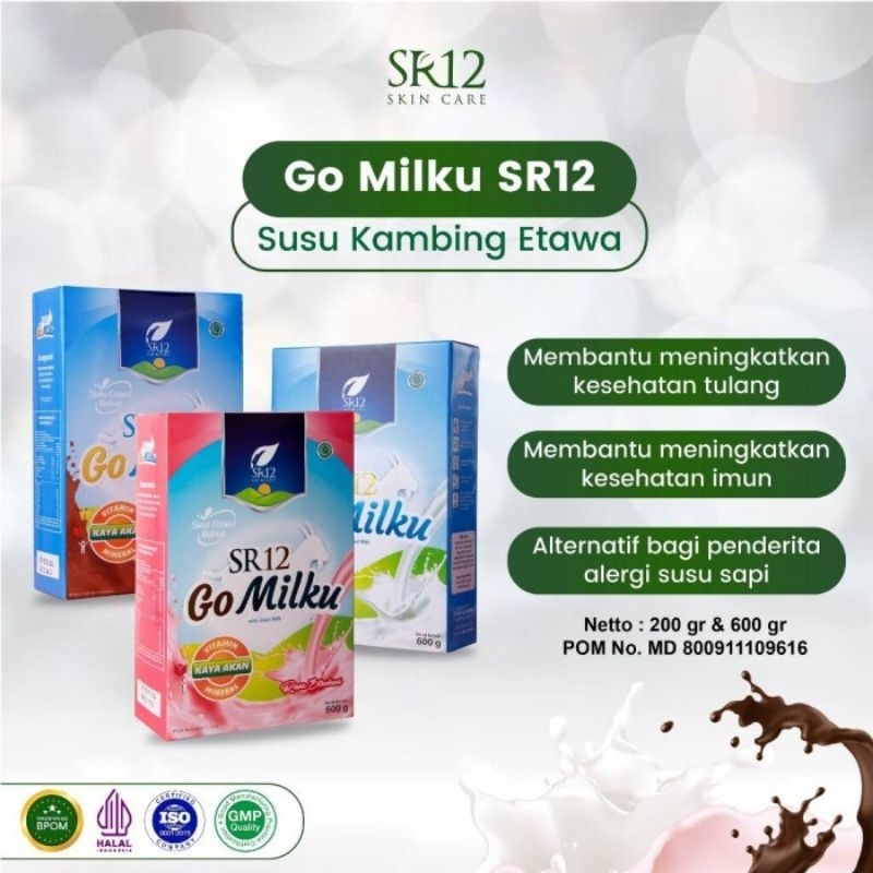 

SR12 Go Milku susu kambing etawa varian dus / susu kesehatan