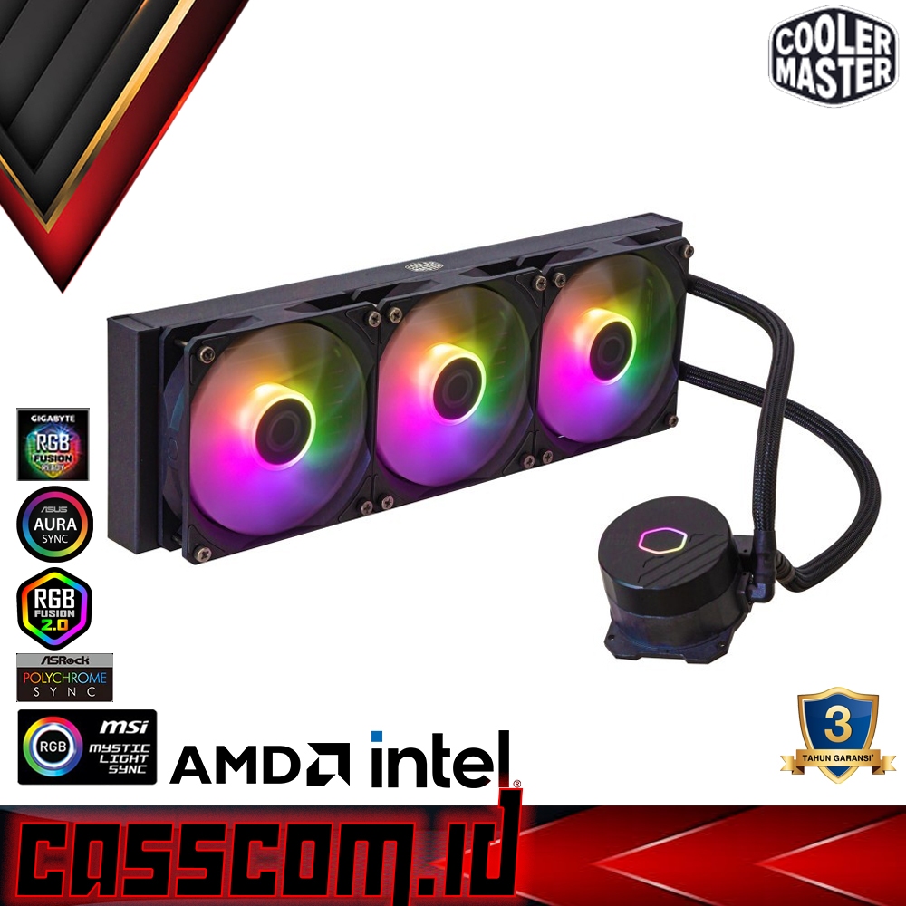 CPU Cooler Master MasterLiquid 360L Core ARGB - ML360L Liquid Cooler