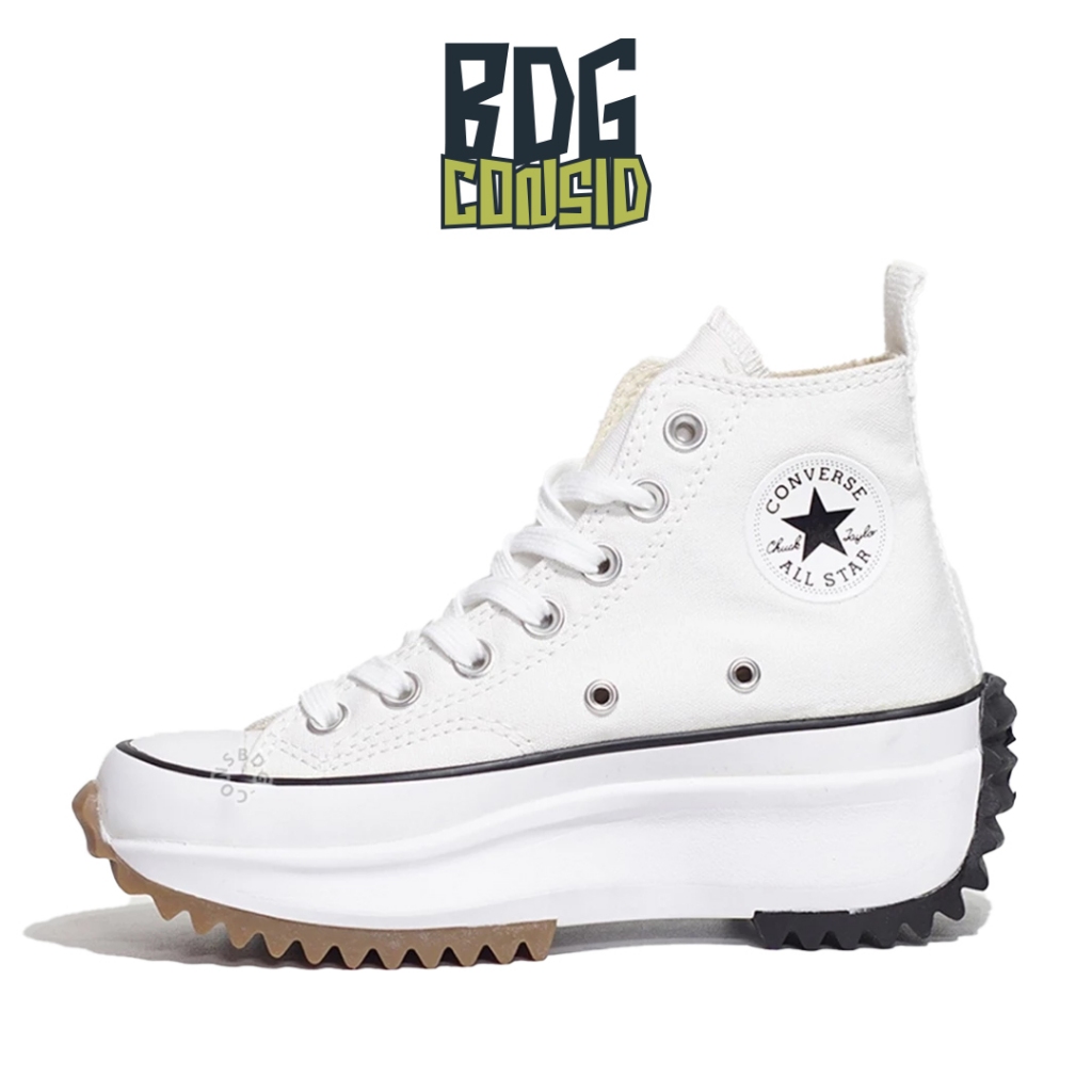 Converse Run Star Hike Gum Lugged High White