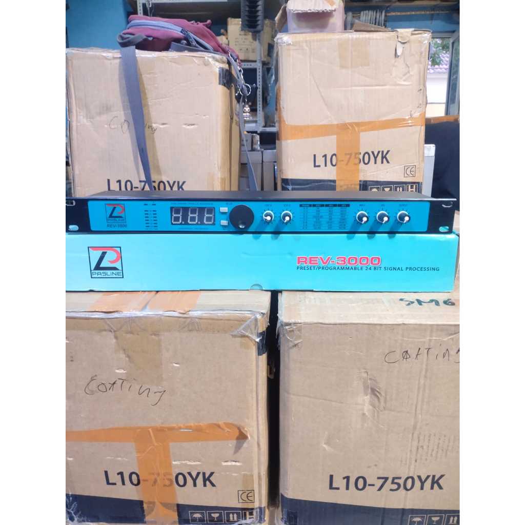 Efek Vokal Pasline Reverb3000 Effect Vocal Echo Reverb Pasline Reverb 3000 Kupingan Besi Original