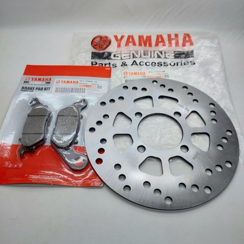 Paket Piringan Kampas Rem Depan Mio Smile Mio Soul Karbu