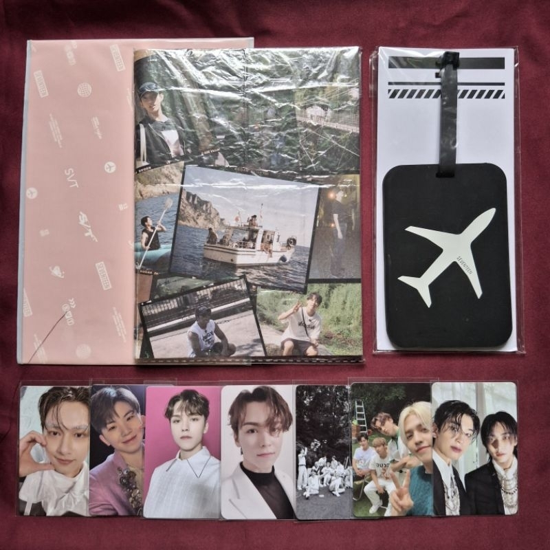 [Bundle] SEVENTEEN Nana Tour Film Book Luggage Tag Pilot Photocard Jun Woozi Jeonghan Wonwoo Vernon