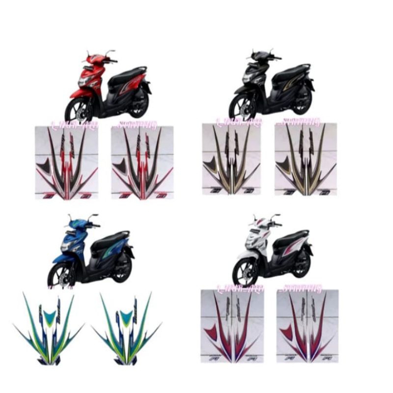 Striping Beat POP List Beat POP Emblem Beat POP Stiker Beat POP