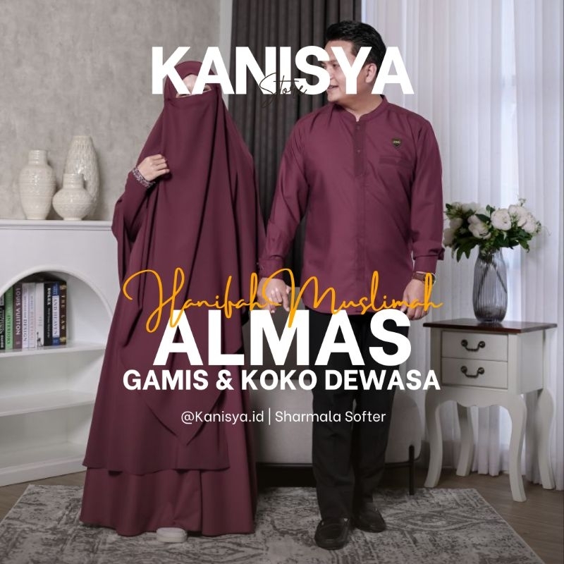 [READY] GAMIS SET ALMAS EID SERIES BY HANIFAH MUSLIMAH