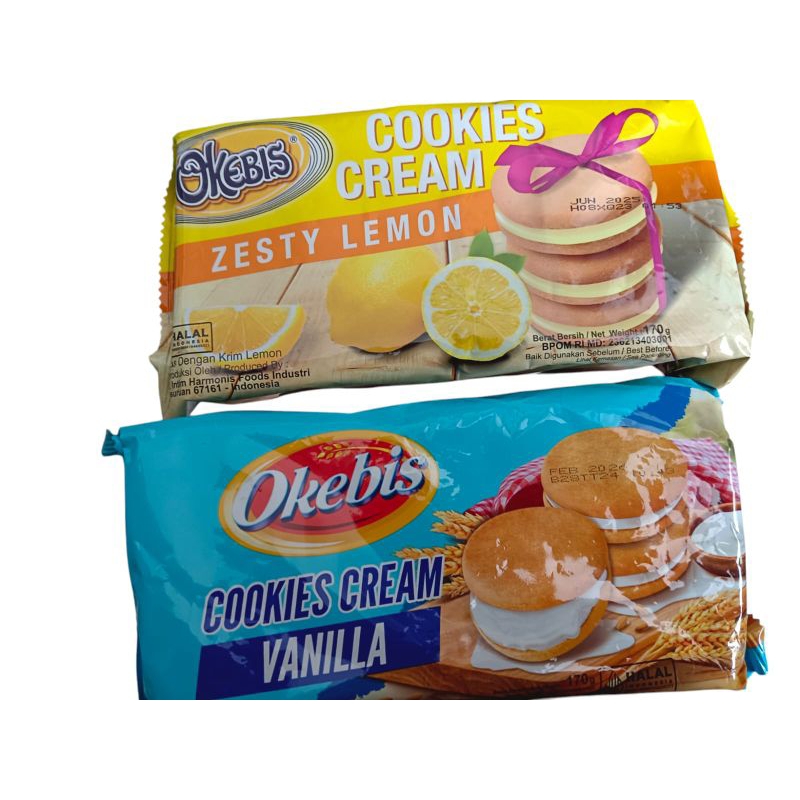 

Okebis cookies cream 170g VarianCream zest lemon Cream vanilla