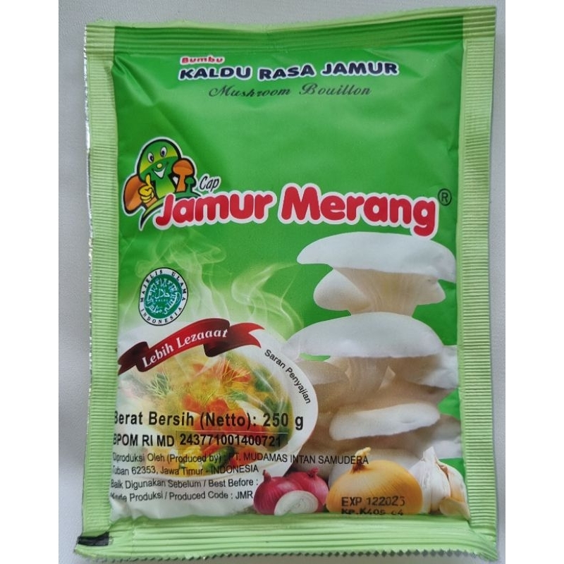 

Kaldu Alami Jamur Merang Alami non MSG kemasan 250gr