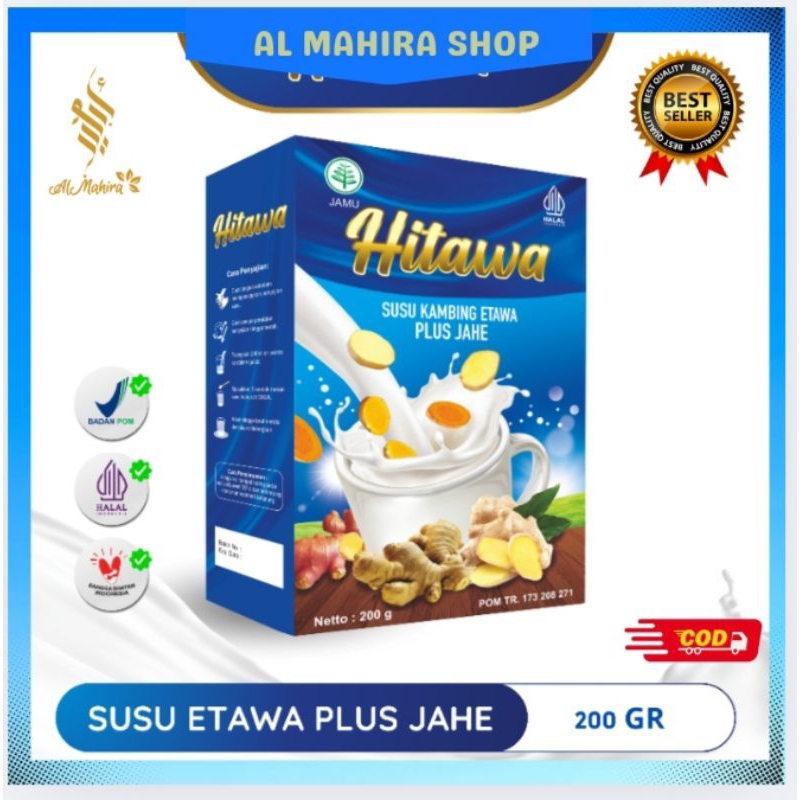 

[ COD & GARANSI] [ FREE MANGKOK] HITAWA SUSU KAMBING ETAWA PLUS JAHE [ AGEN RESMI] GRATIS ONGKIR