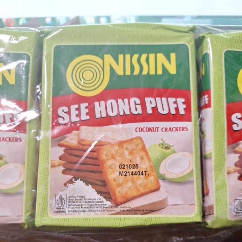 

NISSIN SEE HONG Puff Coconut 250gram