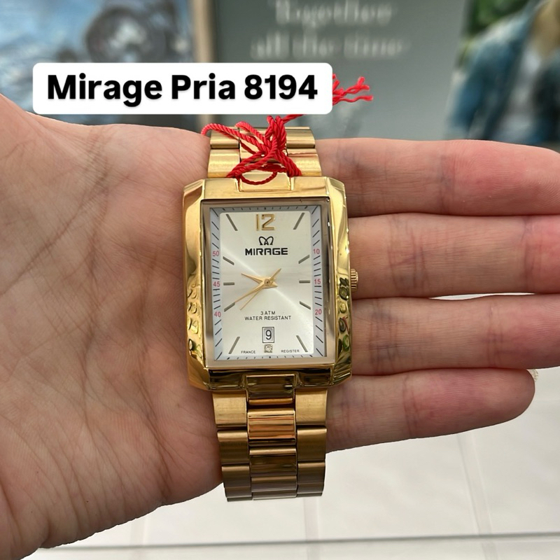 Jam Tangan Mirage 8194 Pria Gold