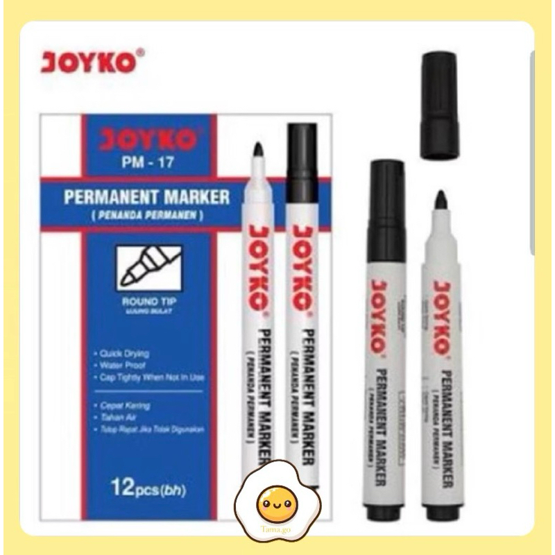 

Spidol Permanent Marker PM-17 Joyko (Pcs)