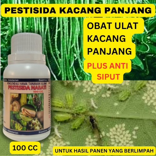 Pestisida Kacang Panjang/Obat Ulat Kacang Panjang/Pestisida Organik Kacang Panjang/Pestisida Cair100