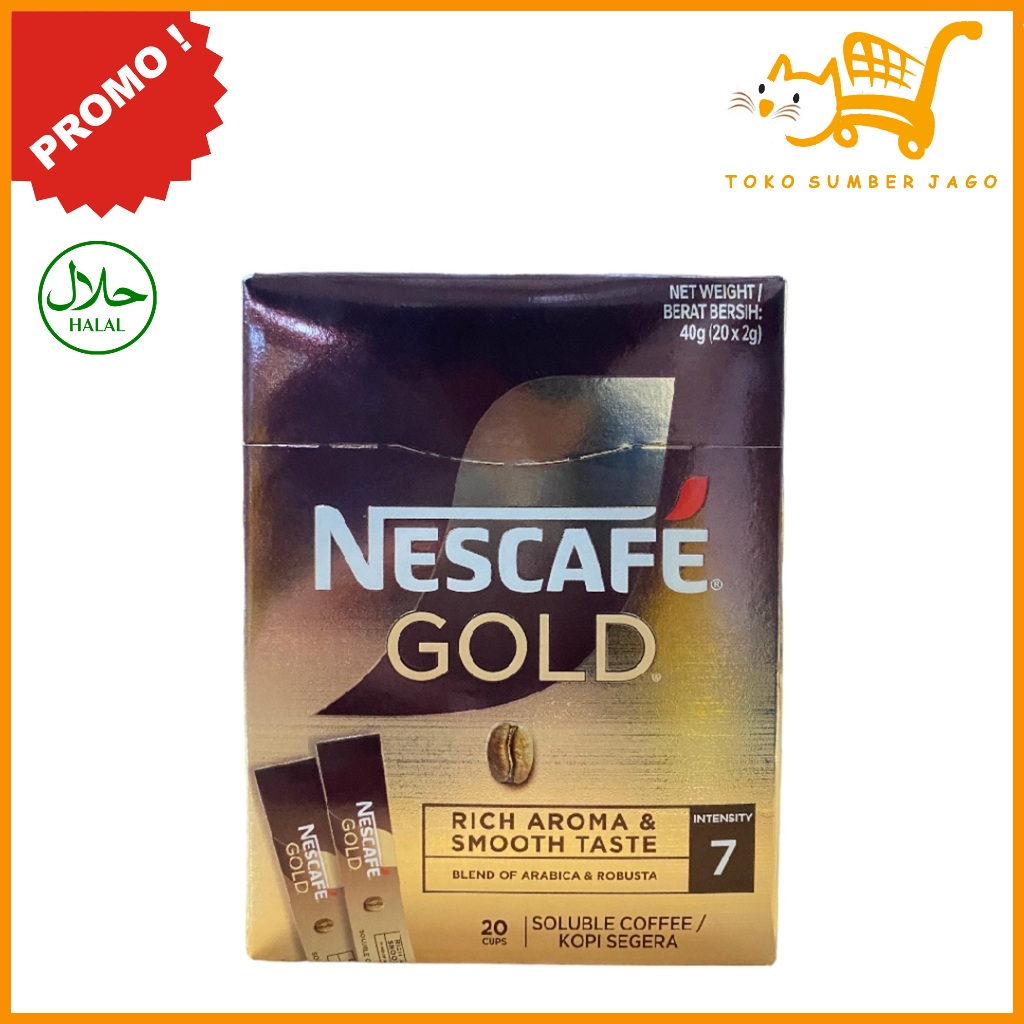 

Nescafe Gold 20 Sticks x 2gr Original Malaysia