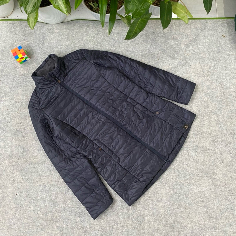 jacket ultralight goose down cewek dewasa deuter hitam gembul cakep