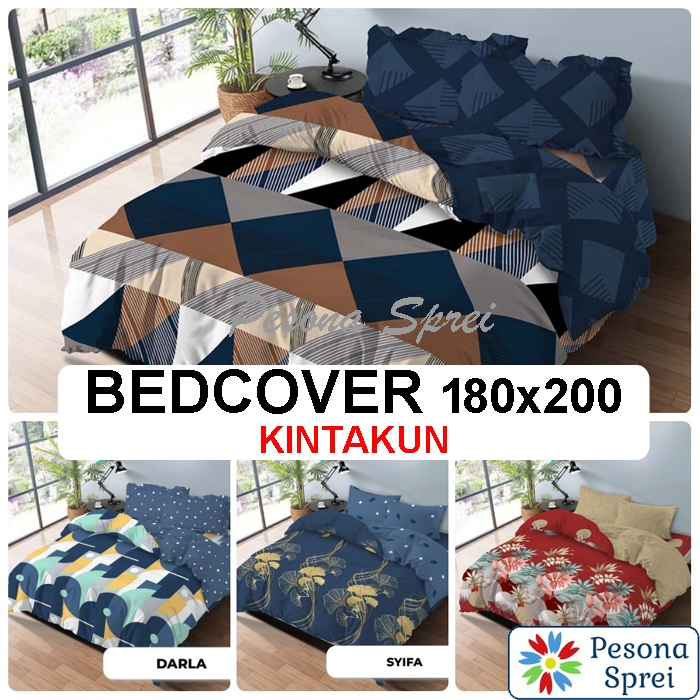 BEDCOVER KINTAKUN KING LITE /BEDCOVER KINTAKUN 180x200 LITE / BEDCOVER KINTAKUN DELUXE 180x200