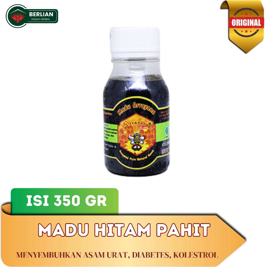 

MADU HUTAN HITAM PAHIT UNTUK KESEHATAN DIABETEES KOLESTROL DAN ASAM URAT