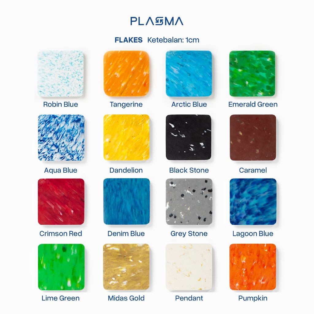 PLASMA Papan Utuh Daur Ulang Plastik Recycle Plastic HDPE LDPE PP Inject Blowing BM Blow Moulding In