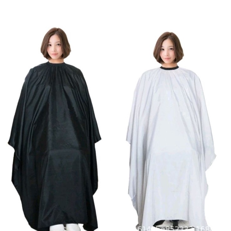 KODE PRODUK 7SYAU537 Kain Kip Cukur Potong Rambut Dewasa HITAM PUTIH Kep alas penutup Jubah Cape Cuk