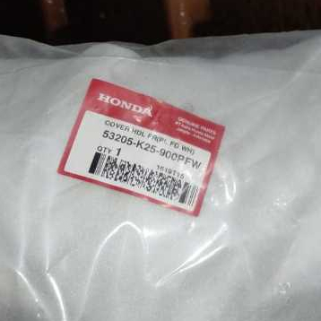 Batok Kepala Depan Putih Honda BeAT FI, BeAT CBS FI / 53205-K25-900PFW ORIGINAL AHM