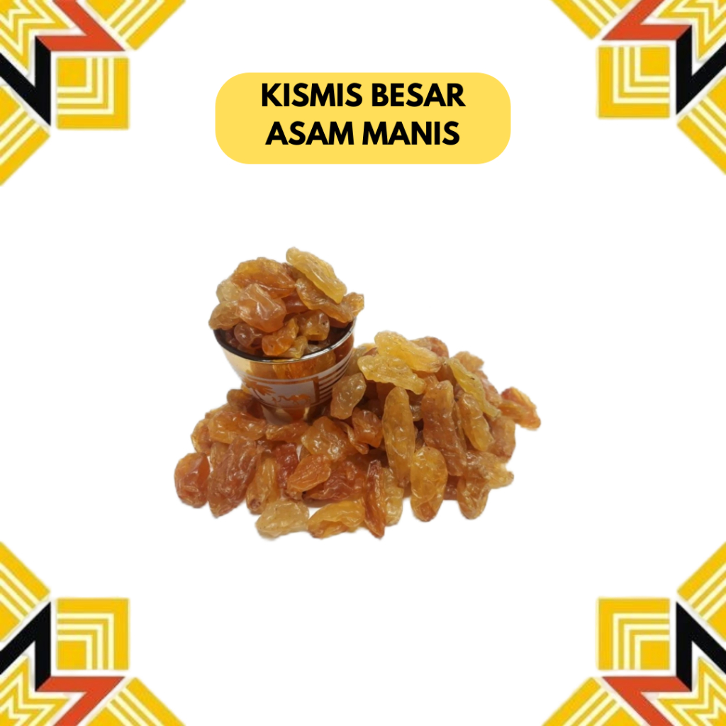 

KISMIS ORIGINAL 1 KG - CEMILAN SEHAT DENGAN RASA ASAM MANIS ALAMI