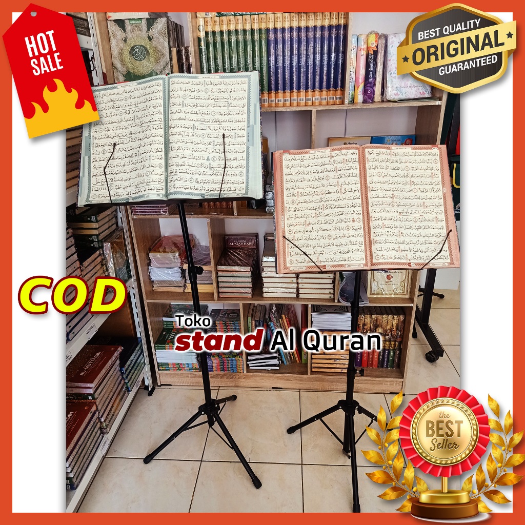 STAND AL QURAN JUMBO B4 UNTUK LANSIA DAN AL QURAN Al KUBRO UKURAN BESAR ORI PREMIUM