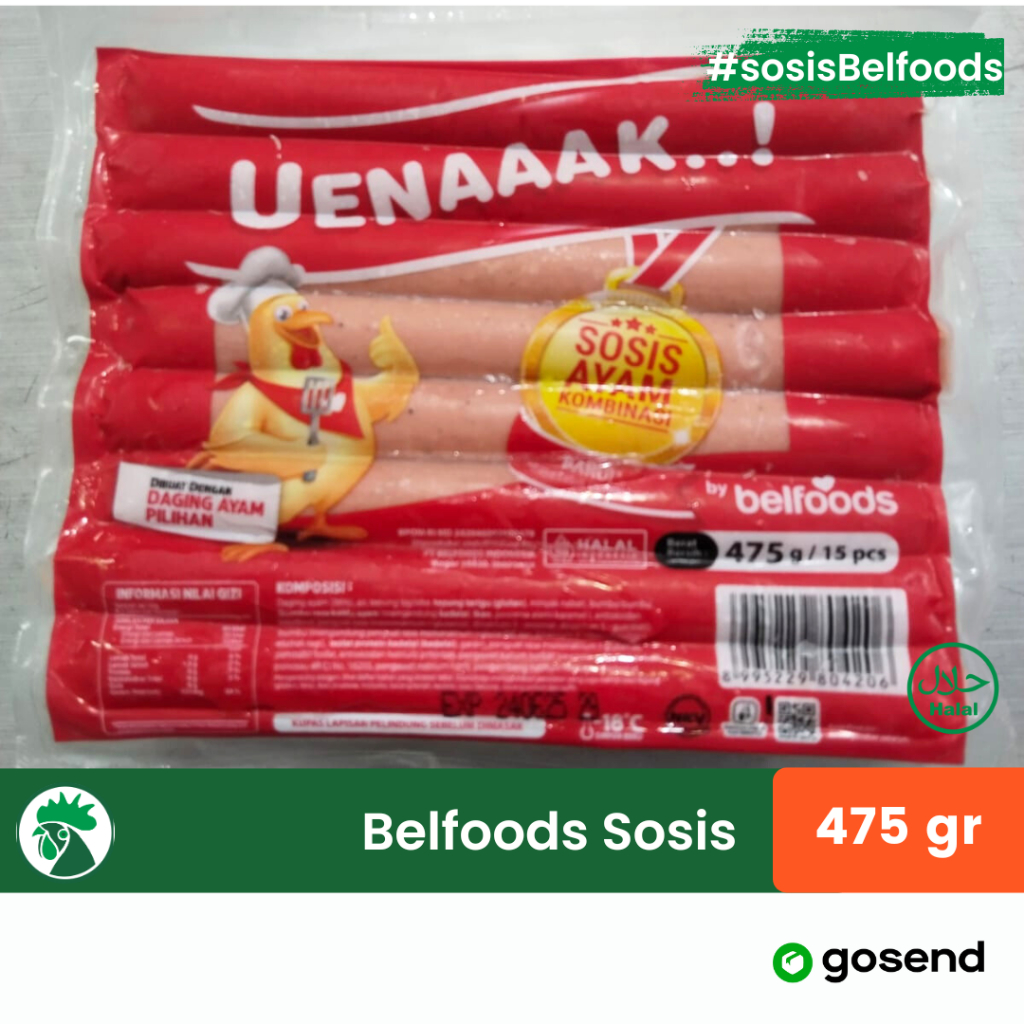 

Belfoods Sosis Uenaaak Sosis Ayam Murah Chicken Sausage Belfoods Sosis