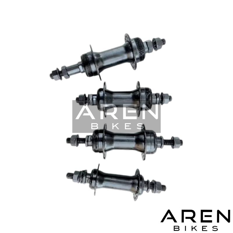 HUB FREEHUB PACIFIC BESI LUBANG 36 HOLE 36H BOS BOSCH  DEPAN BELAKANG HITAM DOUBLE DRAT FREE HUB SEP