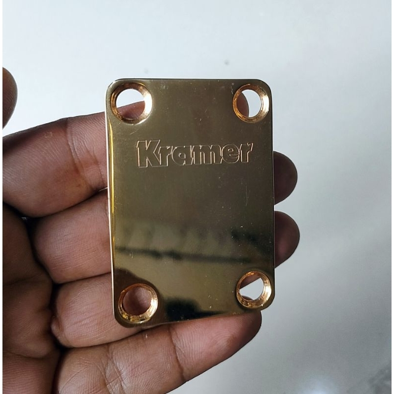 Neck plate join neck gitar Kramer Gold