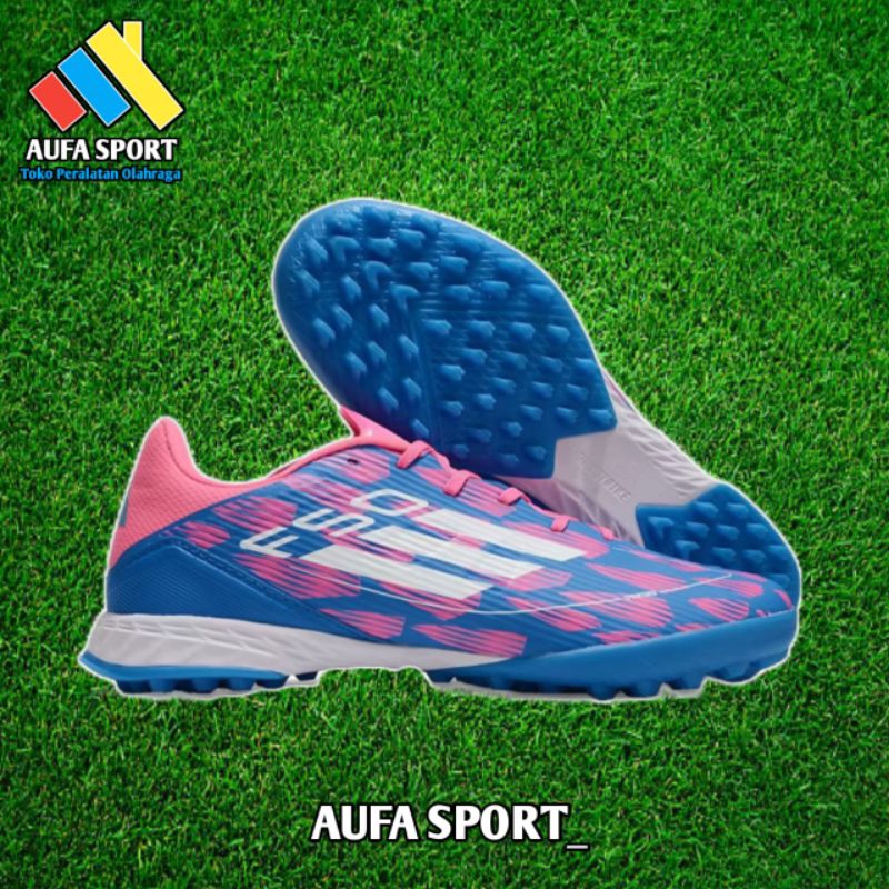 SEPATU FUTSAL ADIDAS ADIZERO F50 LEAGUE BLUE PINK TURF|SEPATU FUTSAL|SEPATU FUTSAL ADIDAS|SEPATU ADI