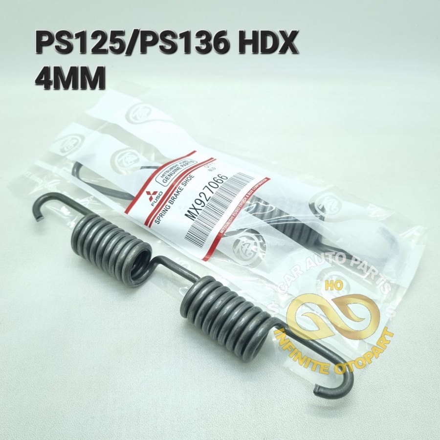 SPRING BRAKE SHOE PER KAMPAS REM CANTER PS125 HDX PS136 HDX