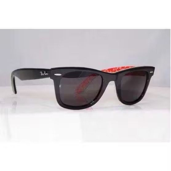 Kacamata Rayban Wayfarer 2140 Black Motif Original second