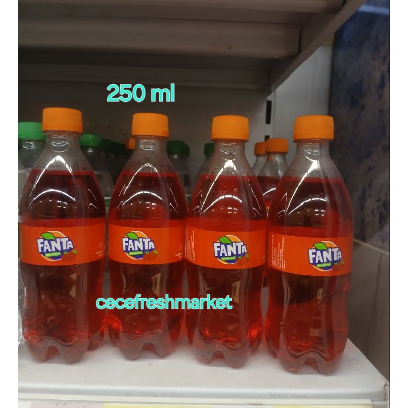 

Jual minuman soda coca cola fanta sprite ukuran pet 250 ml