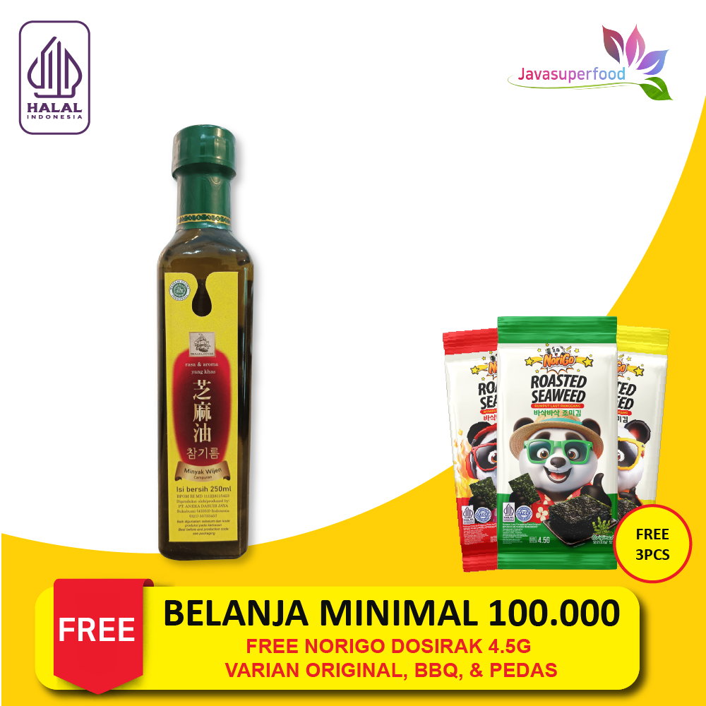 

MINYAK WIJEN MOLUCCAS / SESAME OIL KOREA 250ml