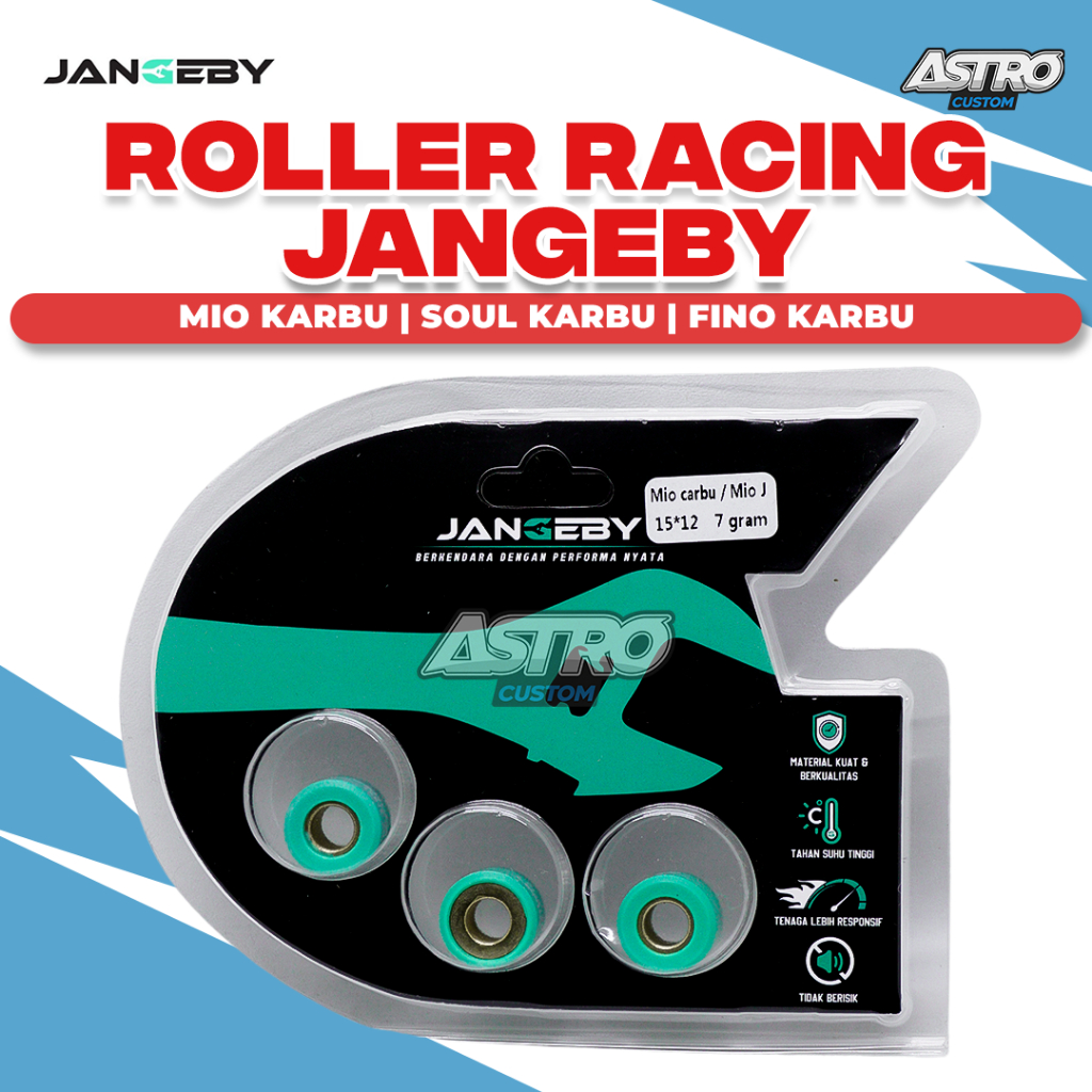 Roller Jangeby Mio Smile Sporty Soul Karbu Nouvo Fino Mio J Soul GT Fino XRide Roler Isi 3 Racing