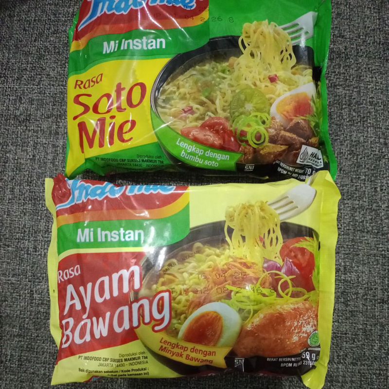 

Indomie Kuah Mi Instan Rasa Ayam Bawang Soto Mie