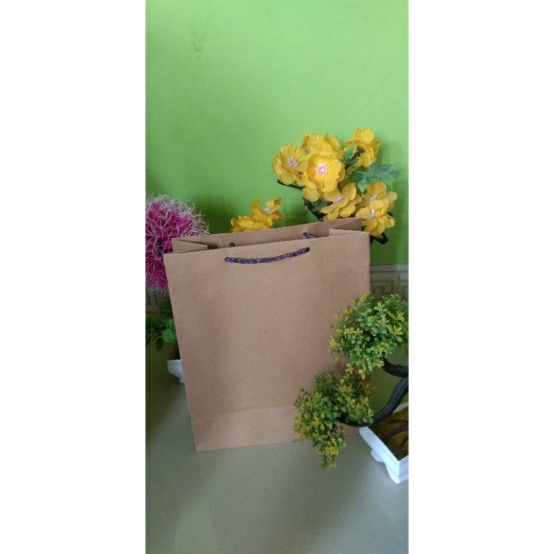 

paperbag polos coklat 20*25