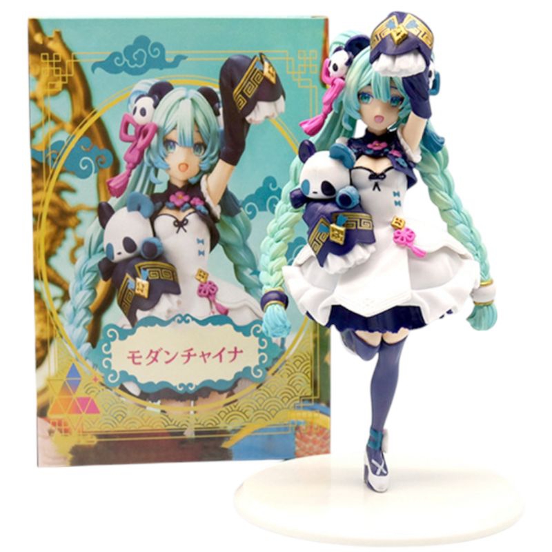 Action Figure Anime Hatsune Miku Gendong Panda Sexy Beauty Girl Collection