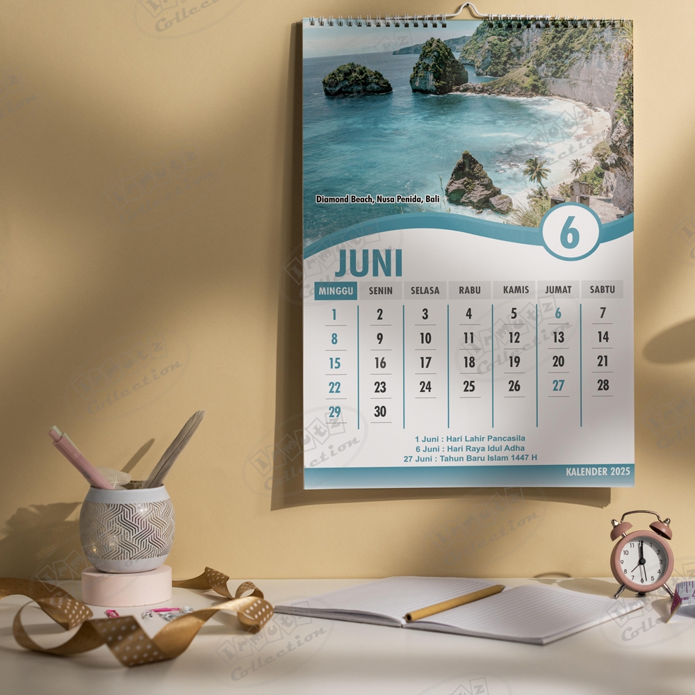

Kalender 2025 Dinding | Kalender 2025 | Kalender Pemandangan | Aesthetic Kalender