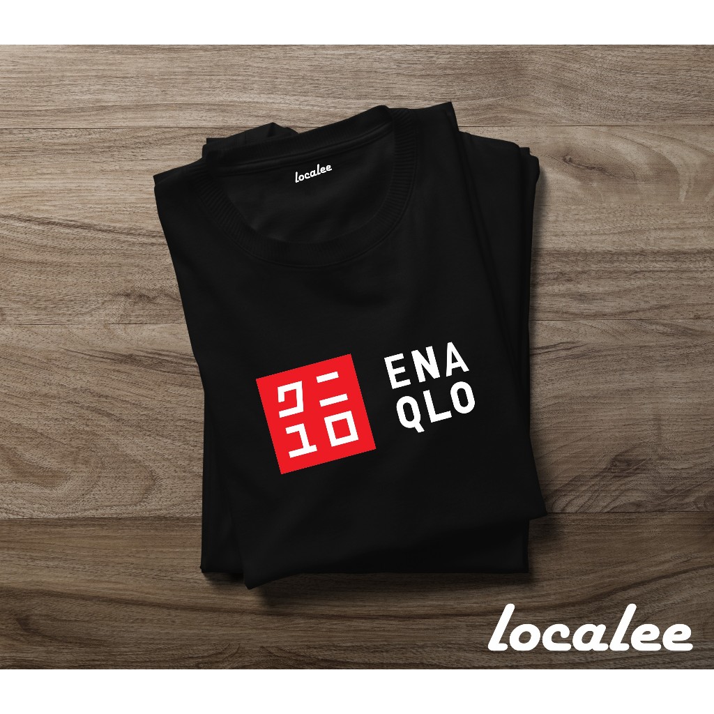 KAOS PLESETAN UNIQLO / KAO PLESETAN ENAQLO / KAOS LUCU