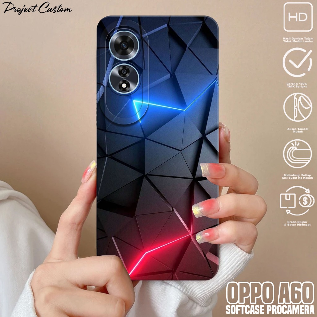 Softcase Hp OPPO A60 - Case Hp OPPO A60 ( AES ) Silikon Hp OPPO A60 - Casing Hp OPPO A60 - Cassing H