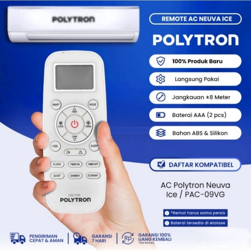 REMOT AC SPLIT NEUVA ICE POLYTRON