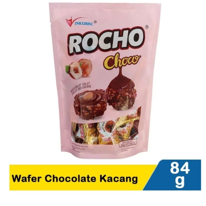 

ROCHO Chocolate Wafer kacang84g