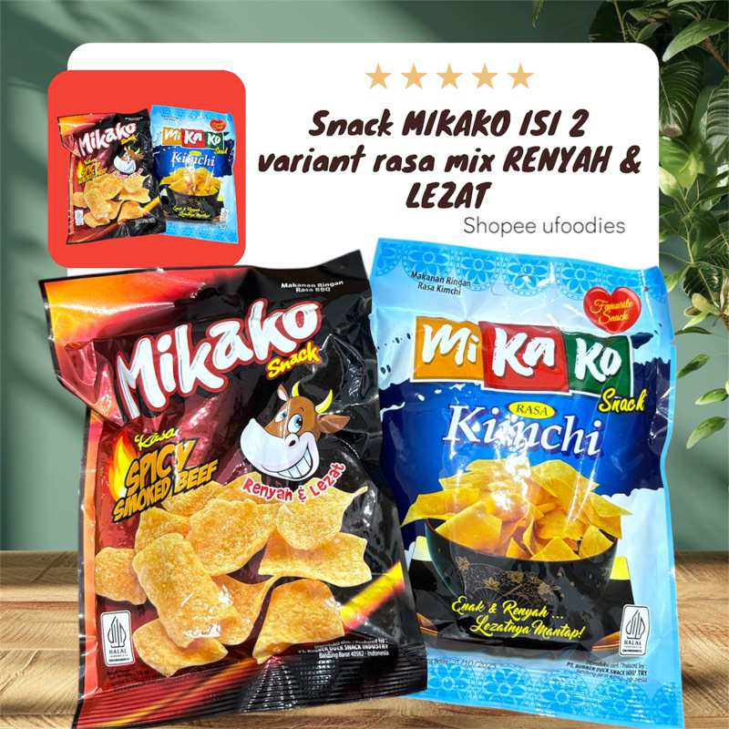 

SNACK MIKAKO ISI 2 VARIANT RASA MIX RENYAH & LEZAT HALAL