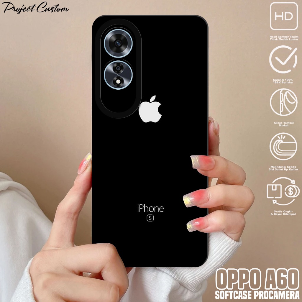 Softcase Hp OPPO A60 - Case Hp OPPO A60 ( AES ) Silikon Hp OPPO A60 - Casing Hp OPPO A60 - Cassing H