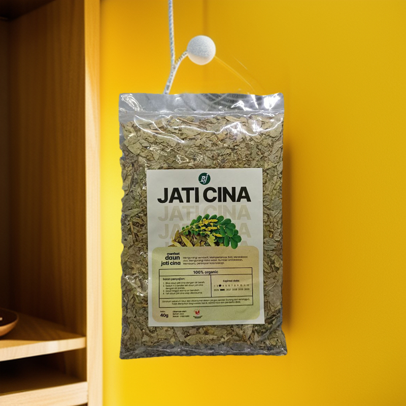 

Cina Jati Jauna Organik 40g-DAUN JATI CINA UNTUK LACAR BAB & DIET