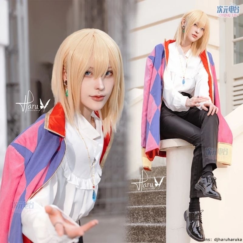 Anime Howl's Moving Castle Howl Cosplay Costum Howl Cosplay second