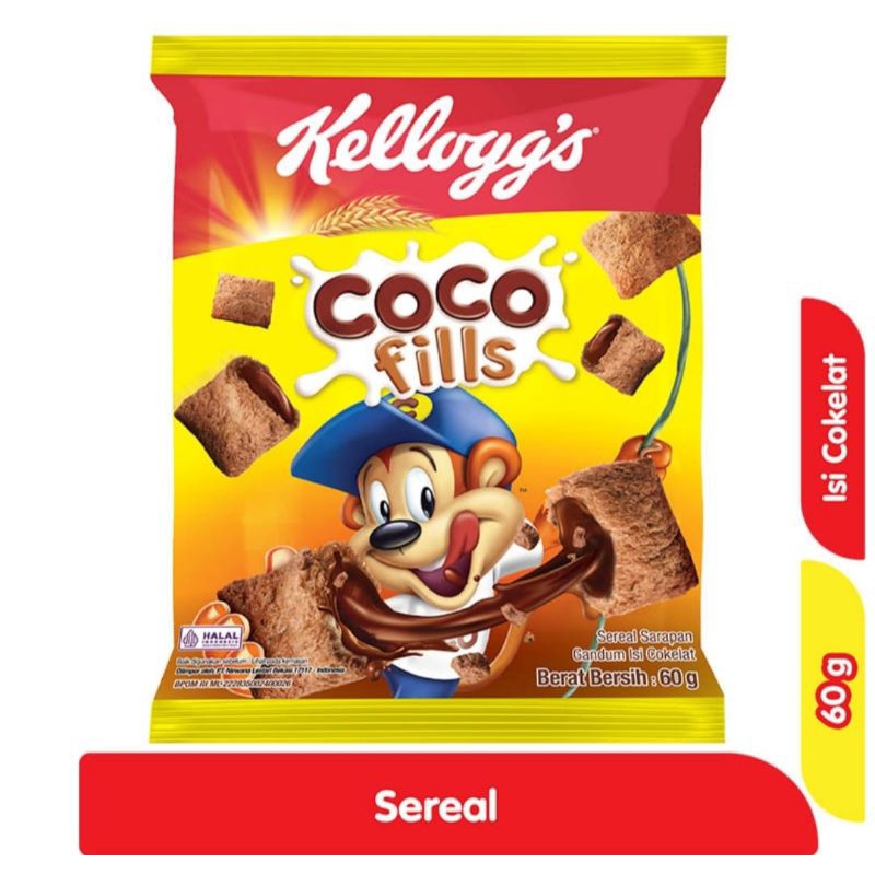 

Kellogg's Coco Fills Sereal Gandum isi Coklat 60 g